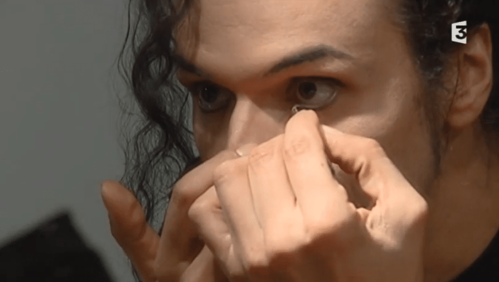 maquillage de ben jack'son pour une émission de télévision