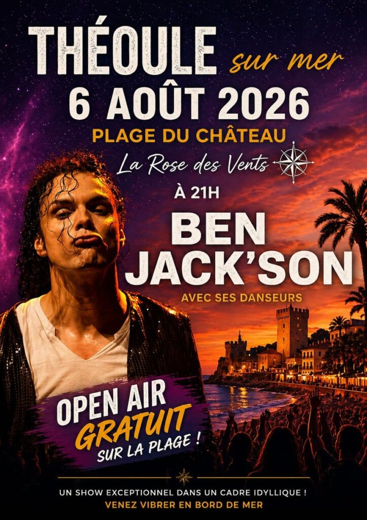 Ben Jack'son :;Show hommage à Michael Jackson à Théoule-sur-Mer. 